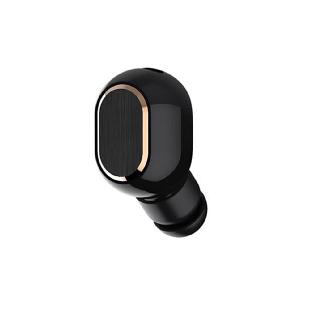 Mini 5,0 Bluetooth Drahtlose Kopfhörer Ohrhörer Sport Einzelnen in-ohr Headset Sport Kopfhörer Für iPhone 11 XR Xiaomi Redmi telefon: K02-Schwarz