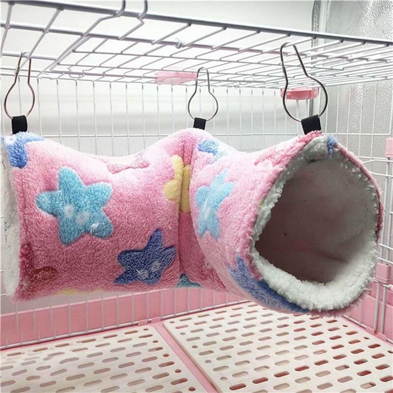 Eichhörnchen Ratte Schaukel Nest Käfige Kleine Ebene Hängen Höhle Igel Weiche Warme Tunnel Cavia Guinea Schwein Bett Hamster Hängematte neue