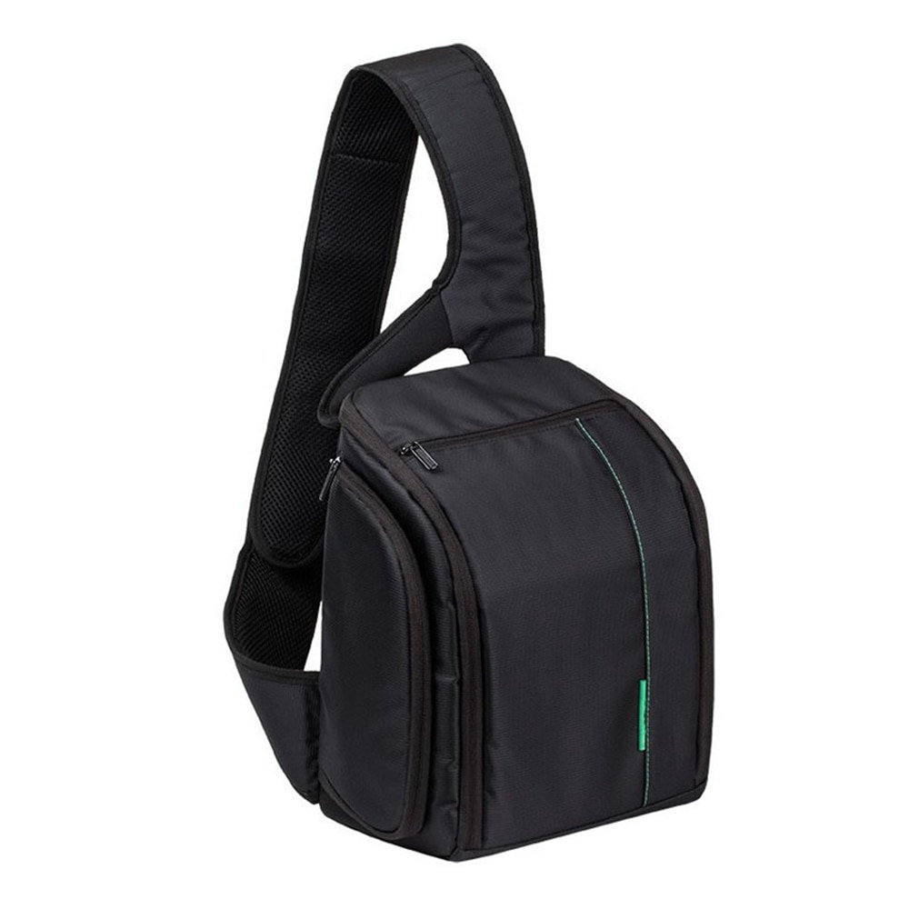 Black Photography DSLR Camera Backpack Waterproof SLR Camera Sling Shoulder Bag Outdoor Digital Camera Bag.