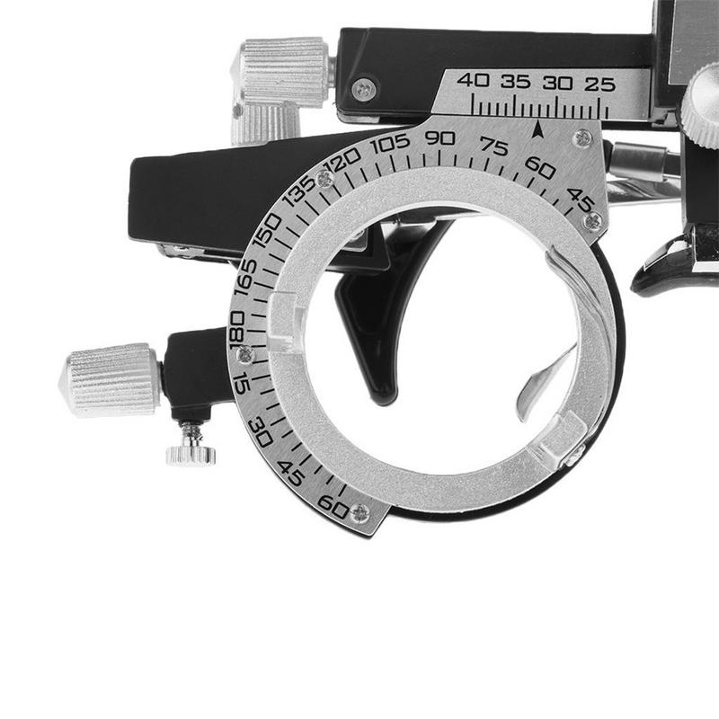 Optical Trial Lens Frame Eye Optometry Optician Easily Changeable Cylinder Axis Fully Adjustable Temple Length Nose Rest Glasses