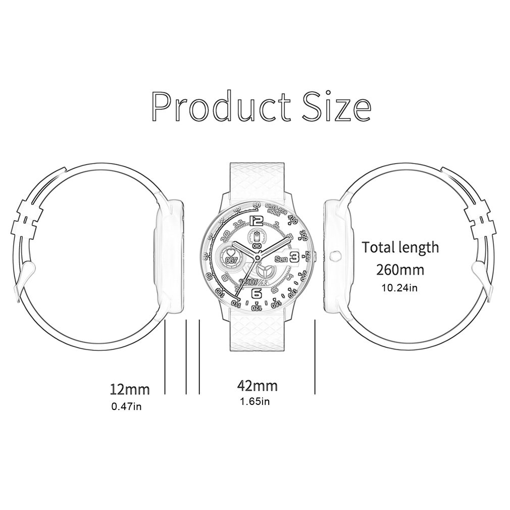 H30 Smart Horloge Mannen Vrouwen Diy Watchfaces Full Touch Fitness Tracker Sport Smartwatch Voor Android Voor Ios Telefoon