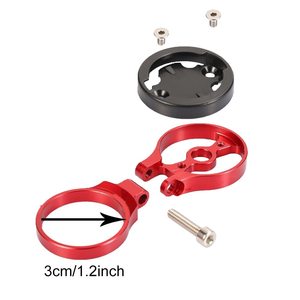 30mm Round Bike Speedometer Holder Bracket Adjustable Bike Extender Holder Stand for Garmin Bryton Cateye Bike Speedometer Stand