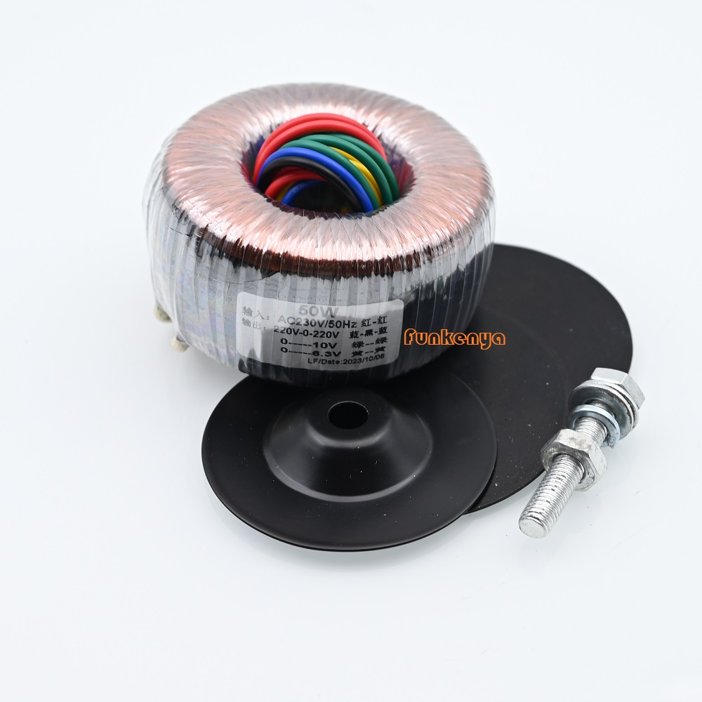 Trasformatore amplificatore valvolare 50W 0-6.3V 0-10V Preamplificatore trasformatore toroidale doppio singolo 0-220V per 12AU7 12AX7