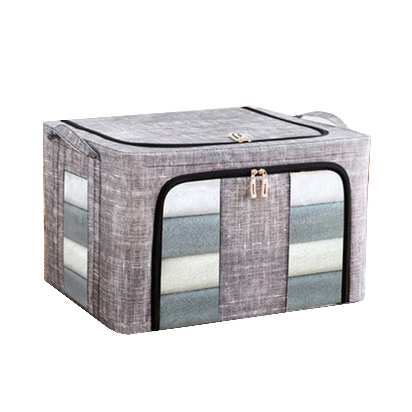 Foldable Storage Bags Clothes Blanket Quilt Closet Sweater Organizer Box Pouch Storage Box Fast: A