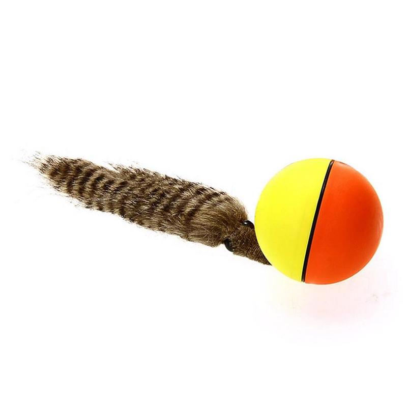 1PC Electric Pet Dog Cat Toys Beaver Weasel Toy Rolling Jump Balls Toys For Dog Puppy Dogs Funny Moving Toys Pet Supplies Random: Default Title