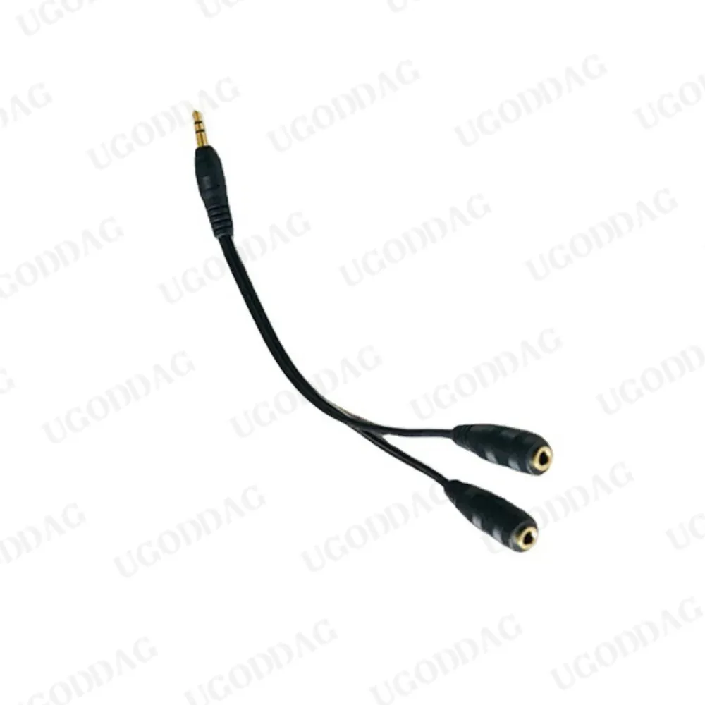 1 Stuks Hoofdtelefoon Splitter 3.5Mm Verlengkabel Audio Stereo Y Splitter (Hifi-Geluid) 3.5Mm Mannelijk Naar 2 Poorten 3.5Mm Vrouwelijke Splitter