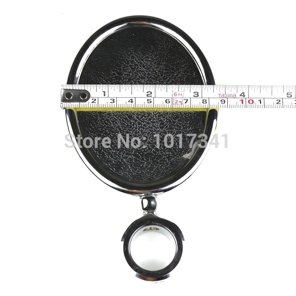 Oval Decal Holder, Badge Holder, Chromeplated, Beer Tap Accessories