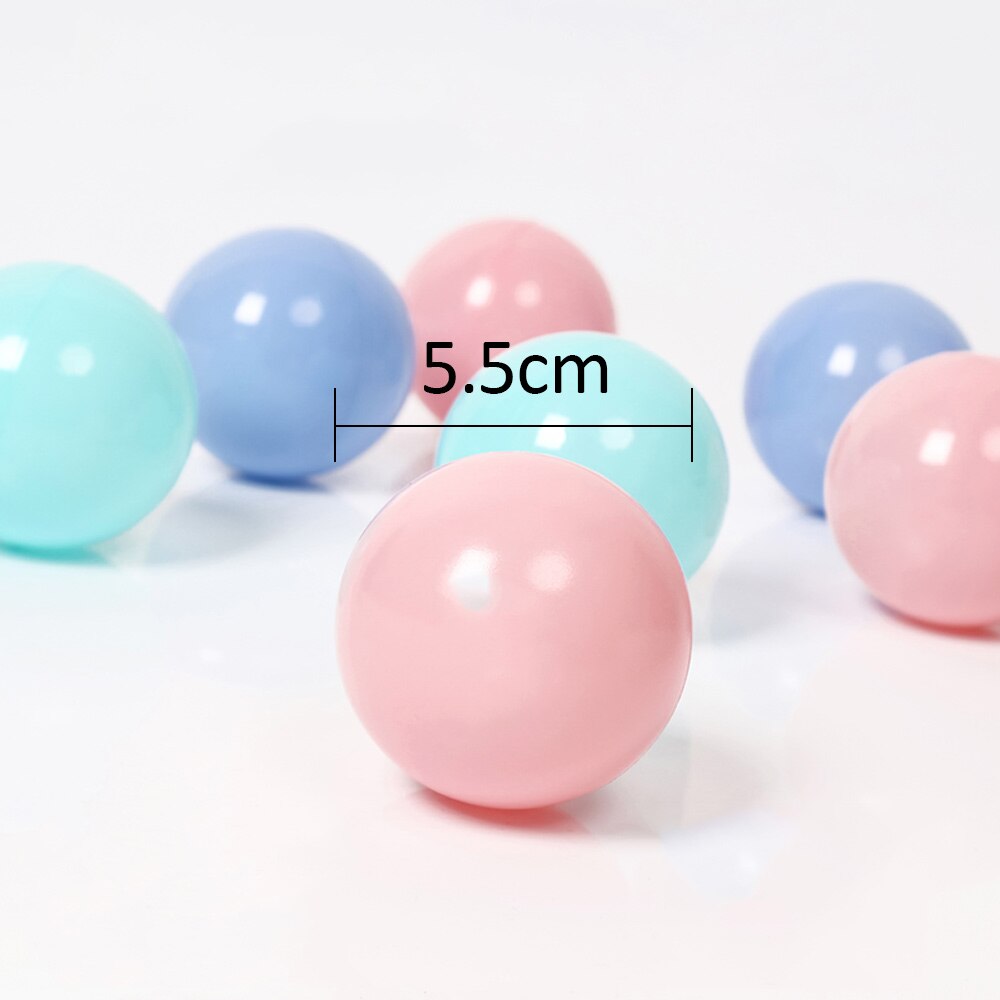 200 Pz/lotto Palline di Plastica Eco-Friendly Palla Colorata Morbido Capretto Swim Pit Toy Sfera Esterna di Acqua della Piscina Ocean Wave Sfera Dia 5.5 centimetri