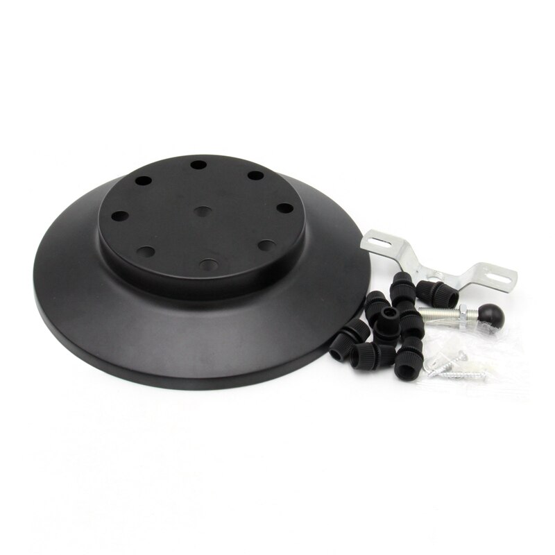 Multi Metal Ceiling Rose Black Ceiling Canopy For Pendant Light Fixtures