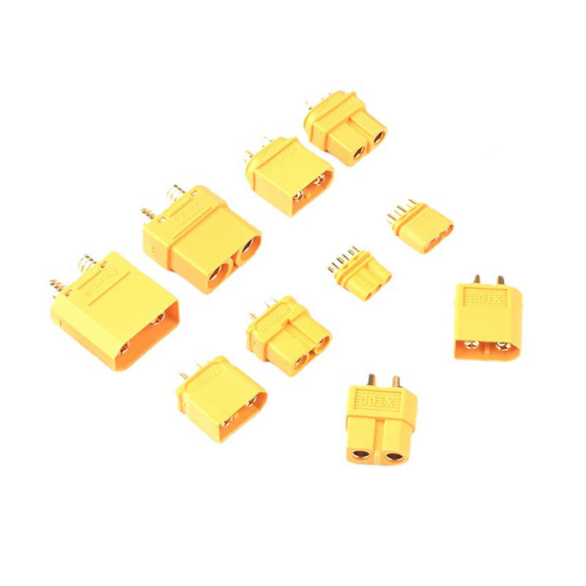 1x MT30 MR30 XT30U XT30PW MT60 MR60 XT60U XT60PW T-Type Male Female Socket Connector Lithium Battery Aircraft Model Banana Plug