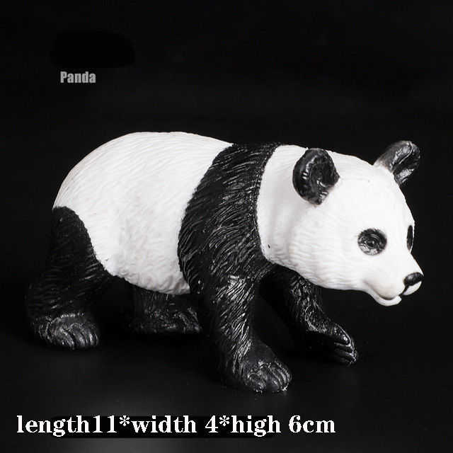 Simulation Ebene Figur Dekoration Kühlen Kollokation Pvc Modell Puppe Tiger Panda Giraffe Gepard Figur Biologische Spielzeug für freundlicher: F