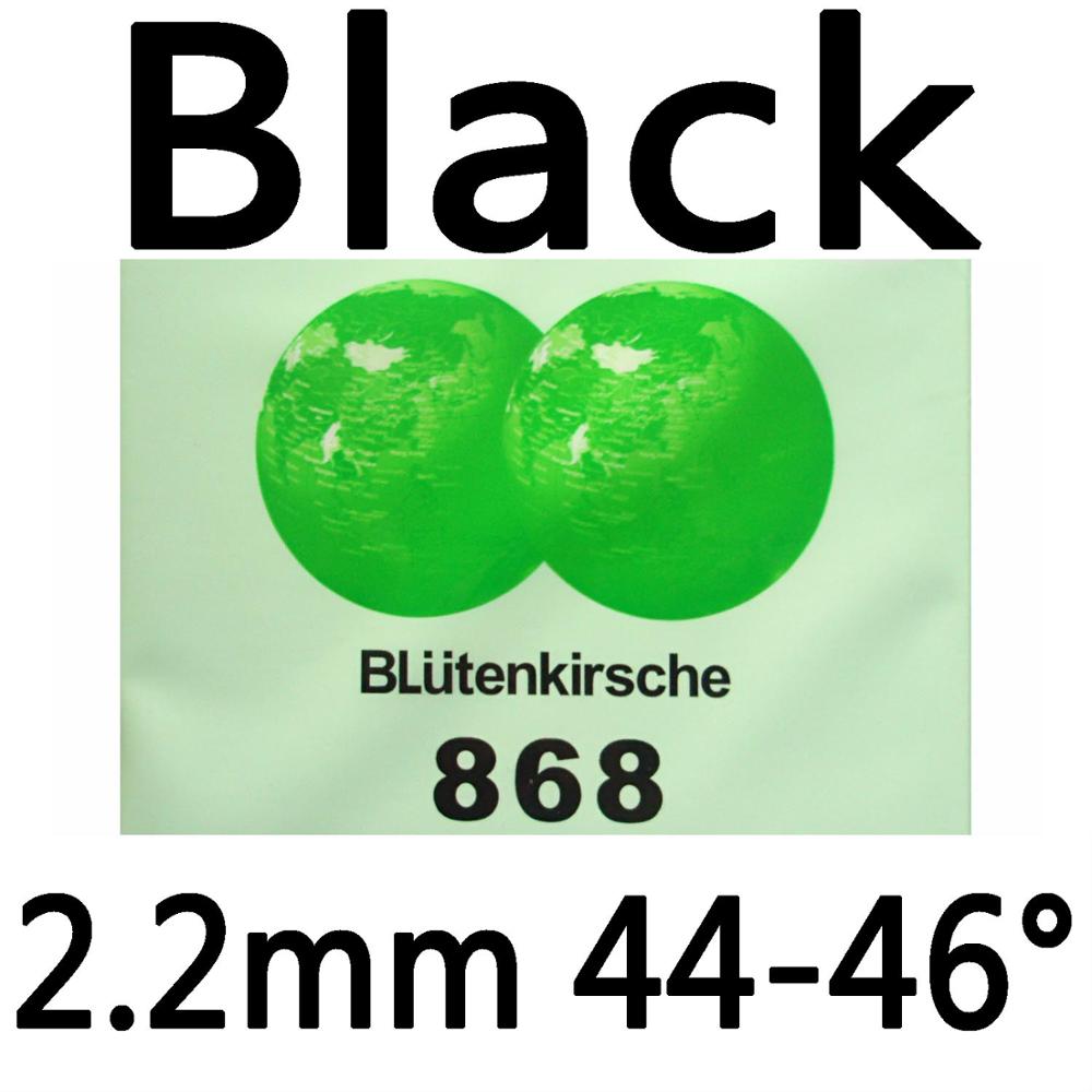 Kokutaku BLutenkirsche 868 SPANNING NON-TACKY Puistjes In Tafeltennis Rubber met Spons De aanbieding: Black 2.2mm H44-46