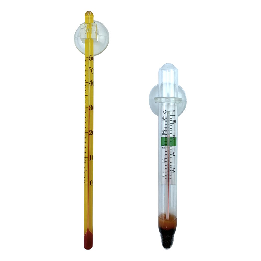 Dompelpompen Aquarium Thermometer Glazen Aquarium Thermometer Zuignap Water Temperatuur Controller Meting Accessoires