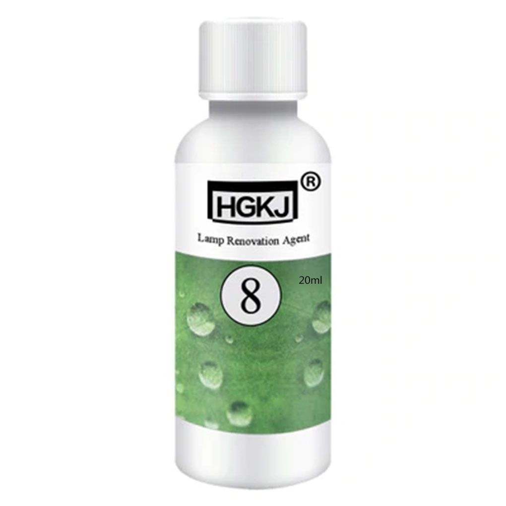 Hgkj -8 bil forlygte forlygte renere renover renovering ridse reparation linse sidespejl polsk 20ml