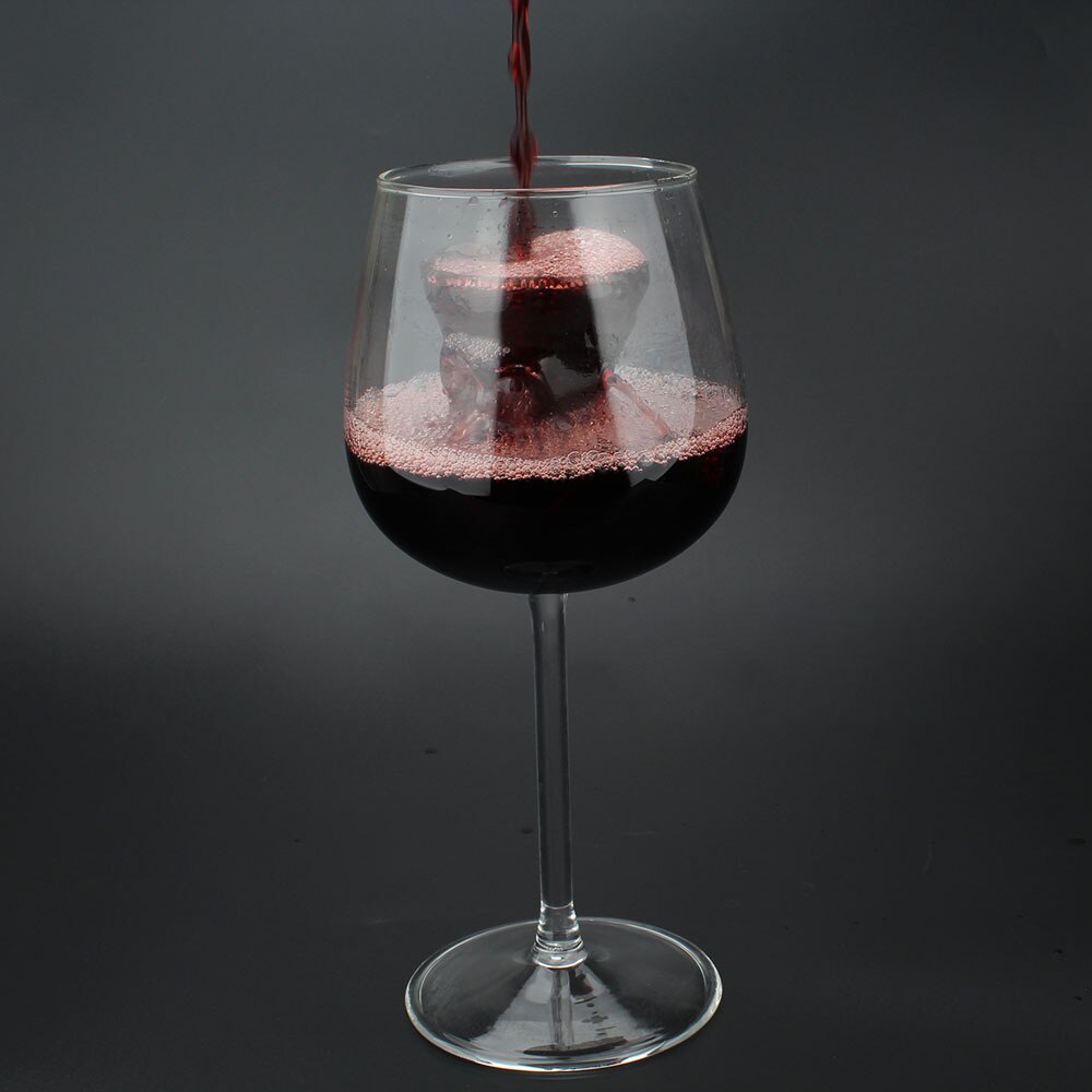 300ml hodeskalle vin glass beger cup karaffel dobbel vegg rund hodeskalle