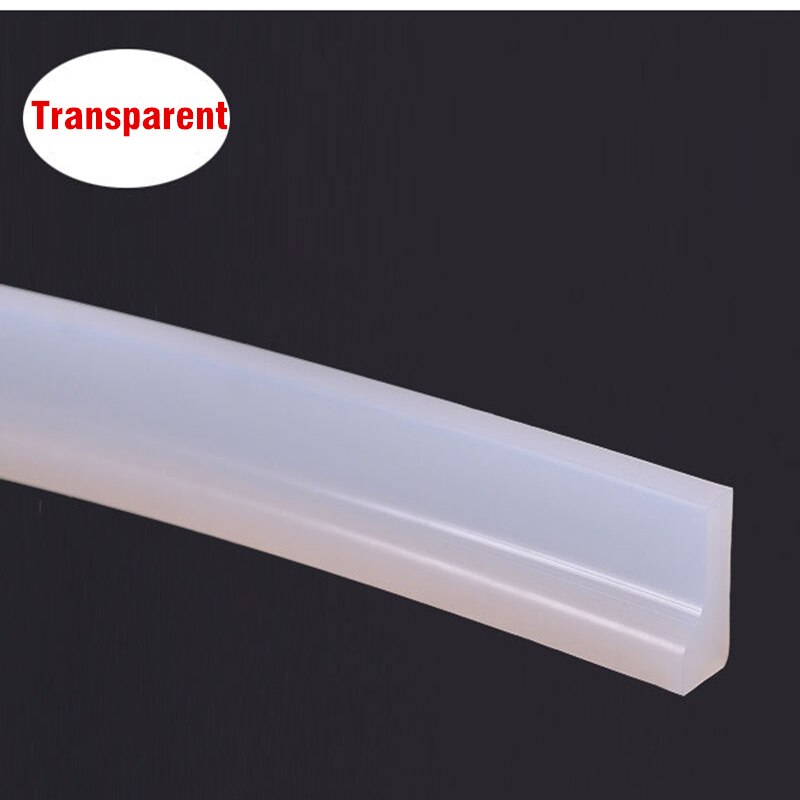 Water Stopper Douche Drempel Water Dam Bad Douche Barrière Dam Silicon Water Blocker Droge En Natte Scheiding Voor Badkamer: Clear / 1.5m