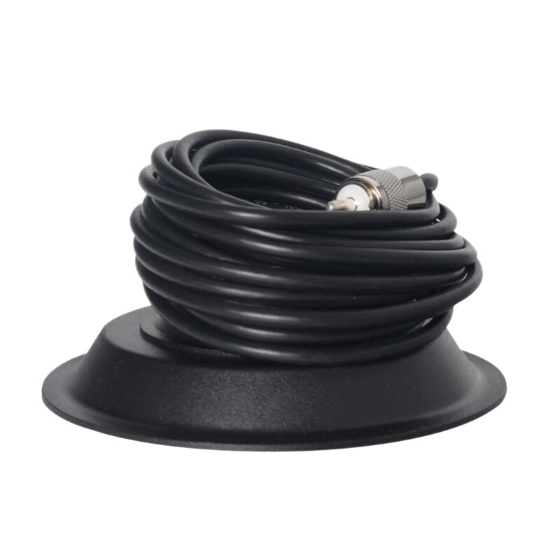 Two-Way Radio Antenna Base 3 5 M Large Suction Cup 12CM: Default Title