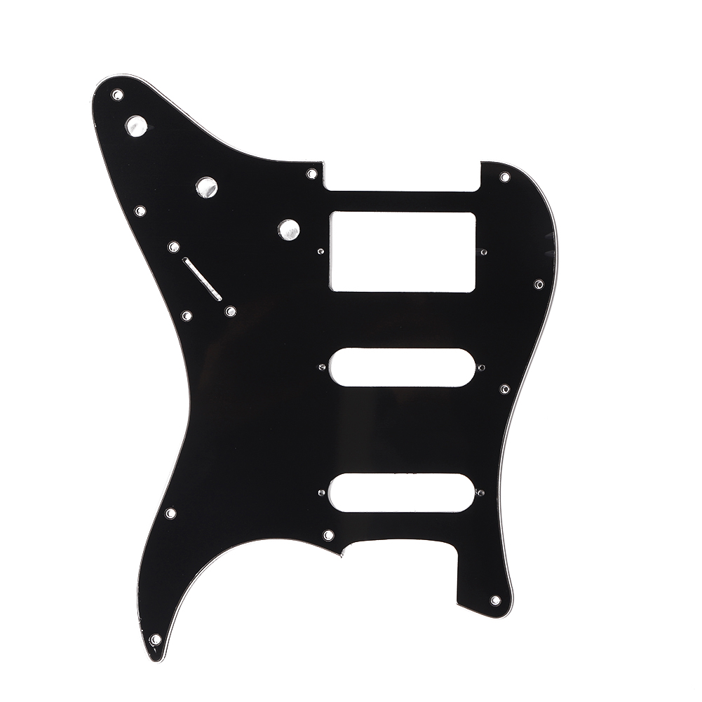 Elgitar plekterbrett én humbucker gitar plekterbrett pvc 11 hull høy temperaturbestandig for fender stratocaster