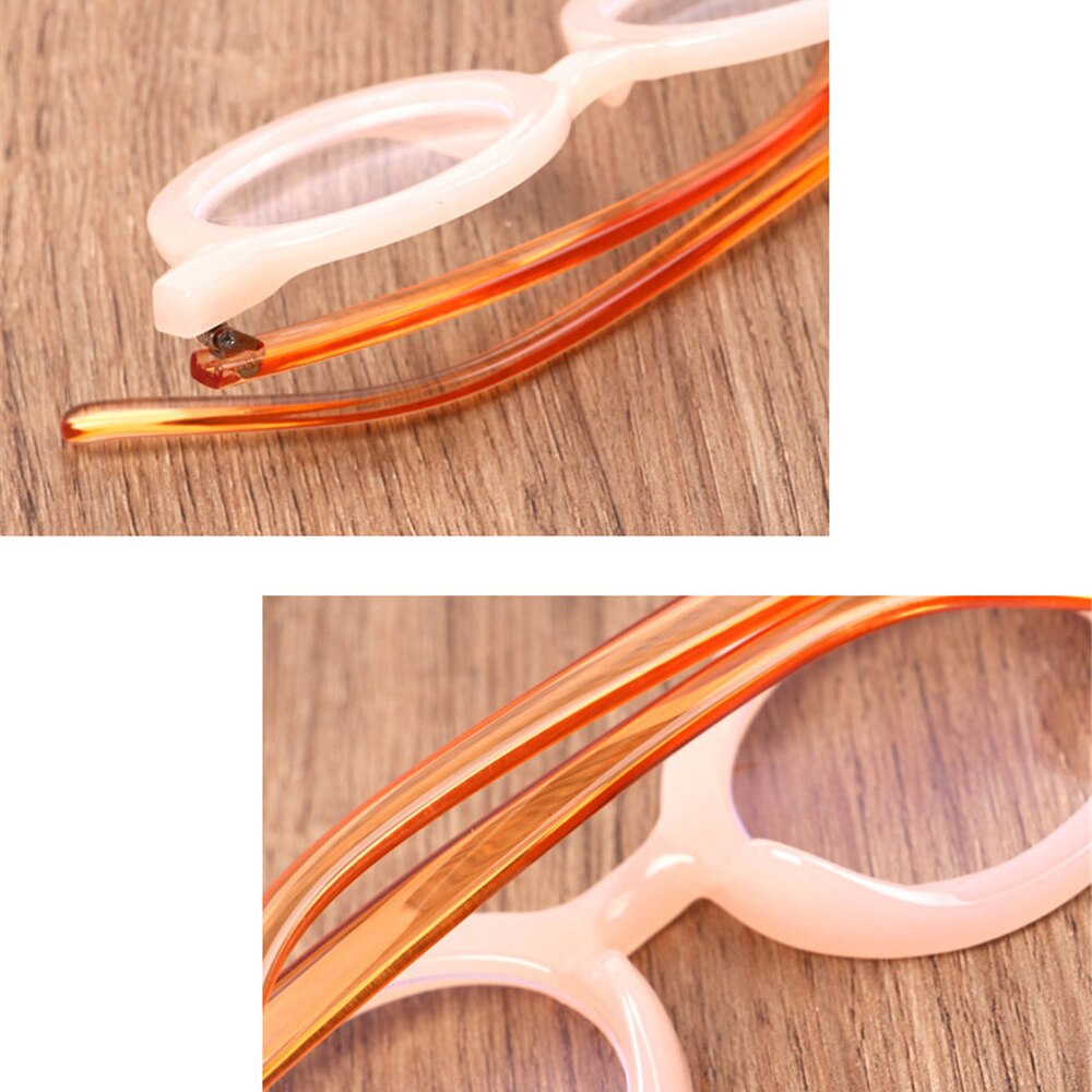 Longkeeper Kids Vintage UV400 Spektakel Ronde Brilmontuur Computer Gaming Clear Lens Uv Anti Blauw Licht Klinknagel Brillen