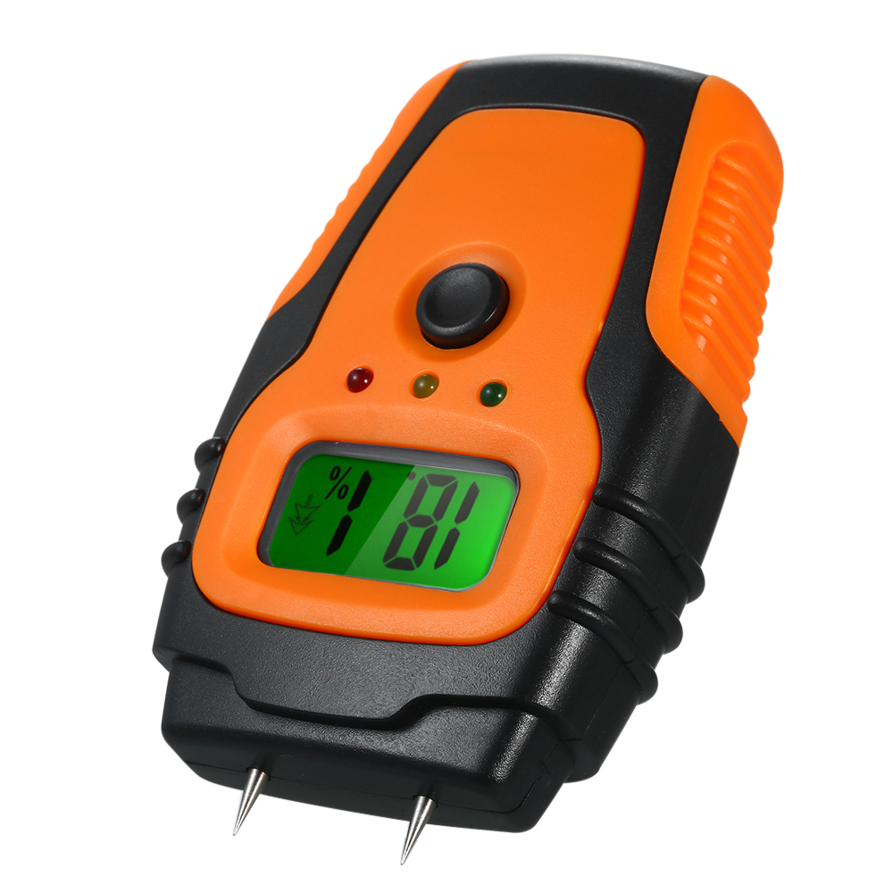 Wood Moisture Meter Handheld Building Material Hygrometer Mold Prevention Check Digital Humidity Sensor For Wall Floor Furniture