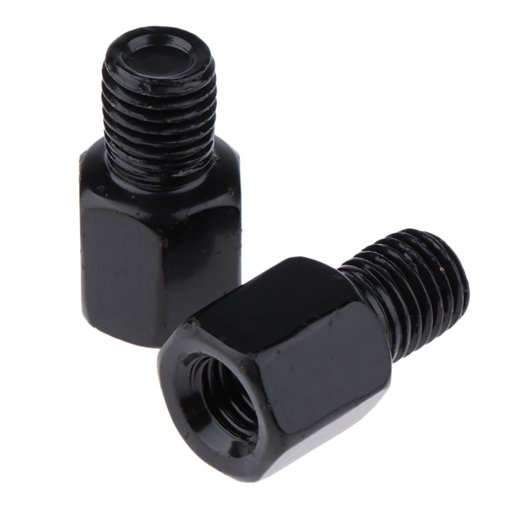 Wing Mirror Adapter RH 8mm - LH 10mm Rear View For Yamaha Motorcycle