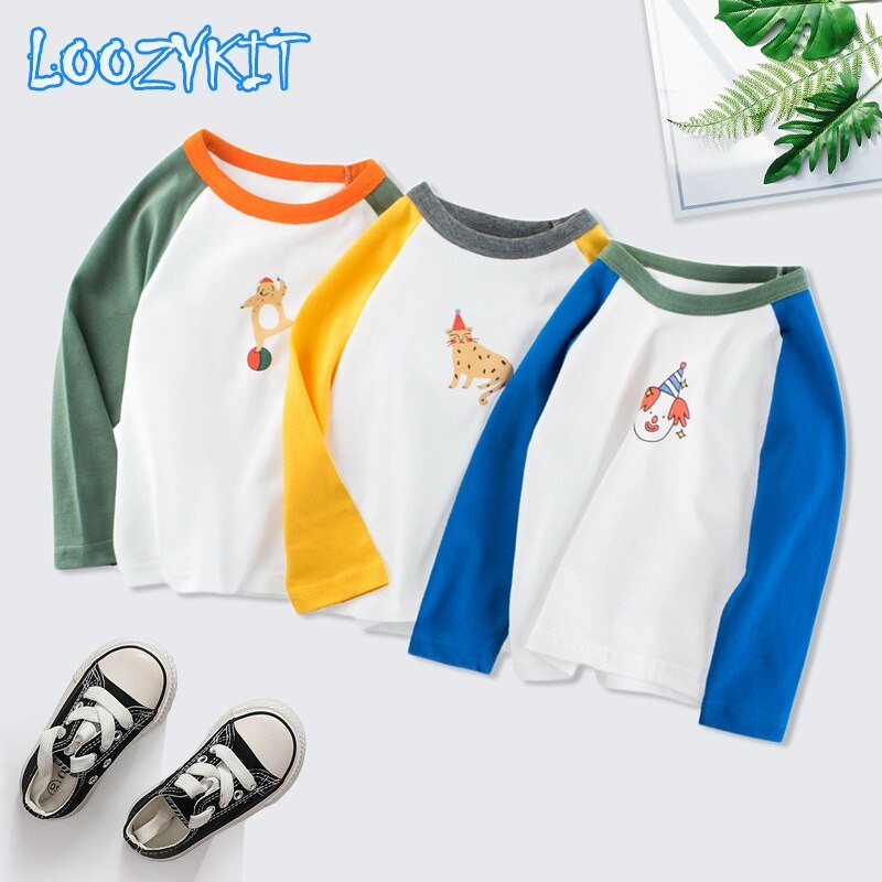 freundlicher Jungen Kleidung Kleinkind freundlicher Lange Ärmel T-Hemden für Mädchen Jungen Spitzen Abschläge Baby Raum Bagger T Hemd lässig Kleidung