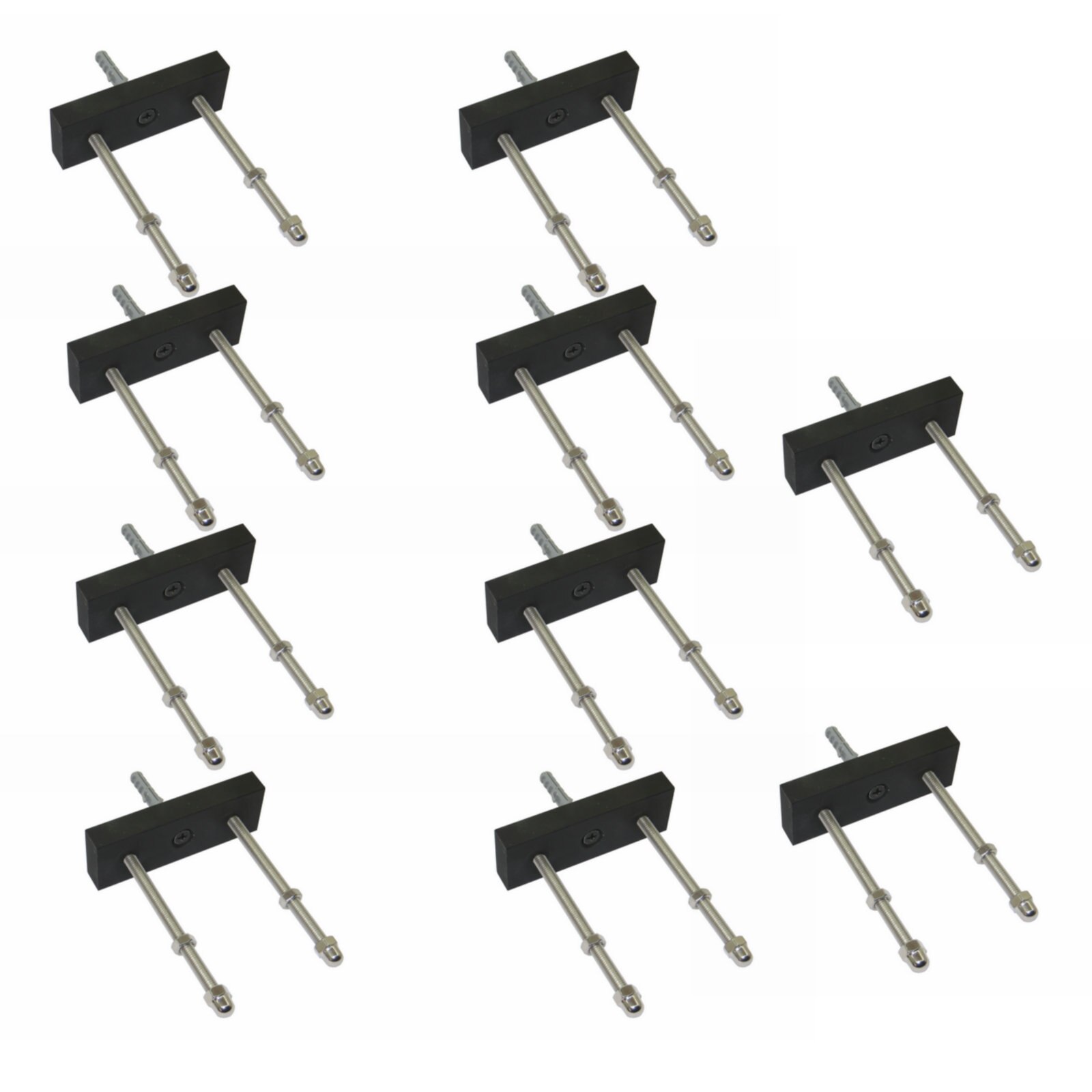 Colgador de montaje en pared para monopatín, estante flotante de lujo para Skate, paquete de 1/2/5/10, sin monopatín: 10 Pcs