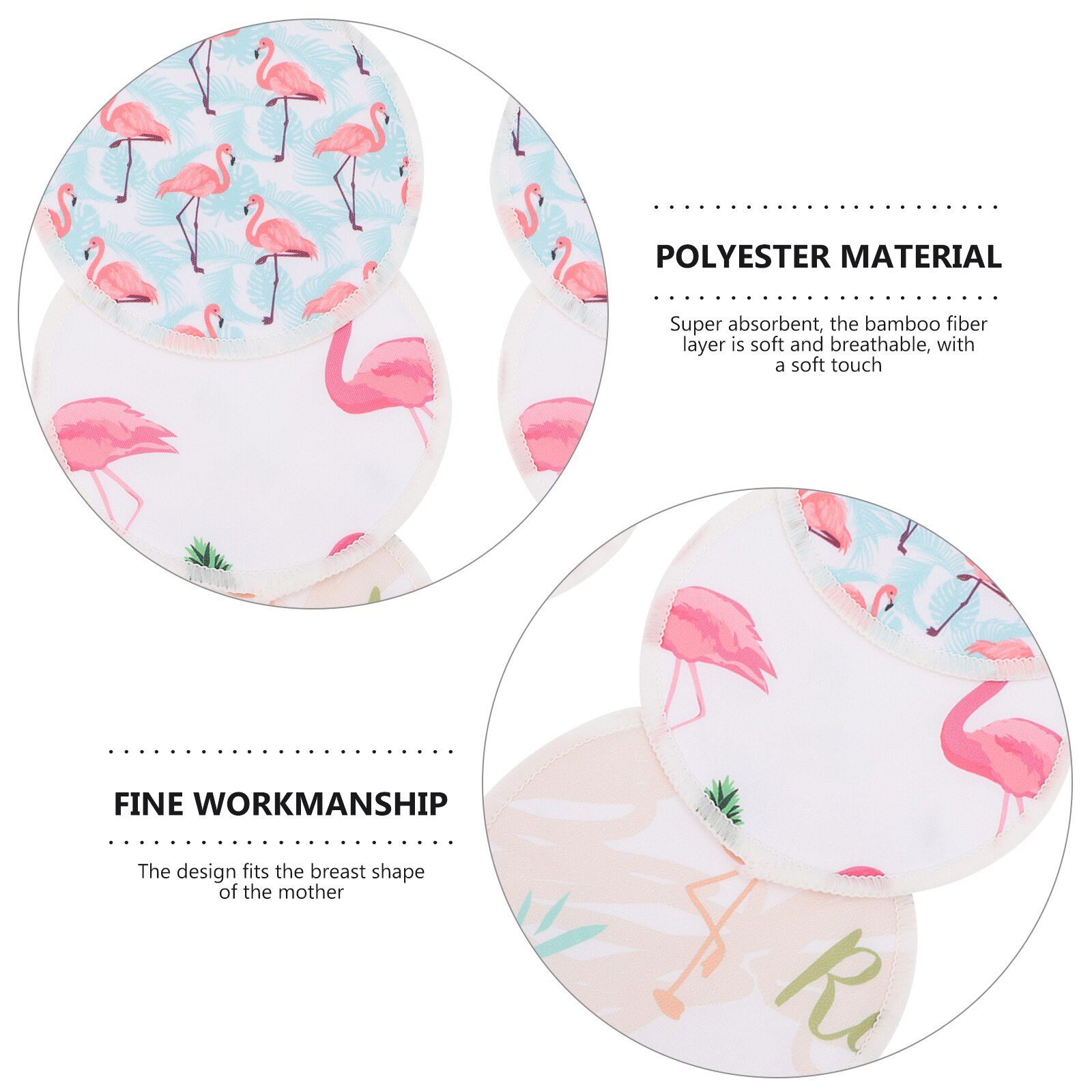 3 Pairs Verpleging Borst Pad Lekvrije Borstvoeding Pad Wasbaar Borst Mat