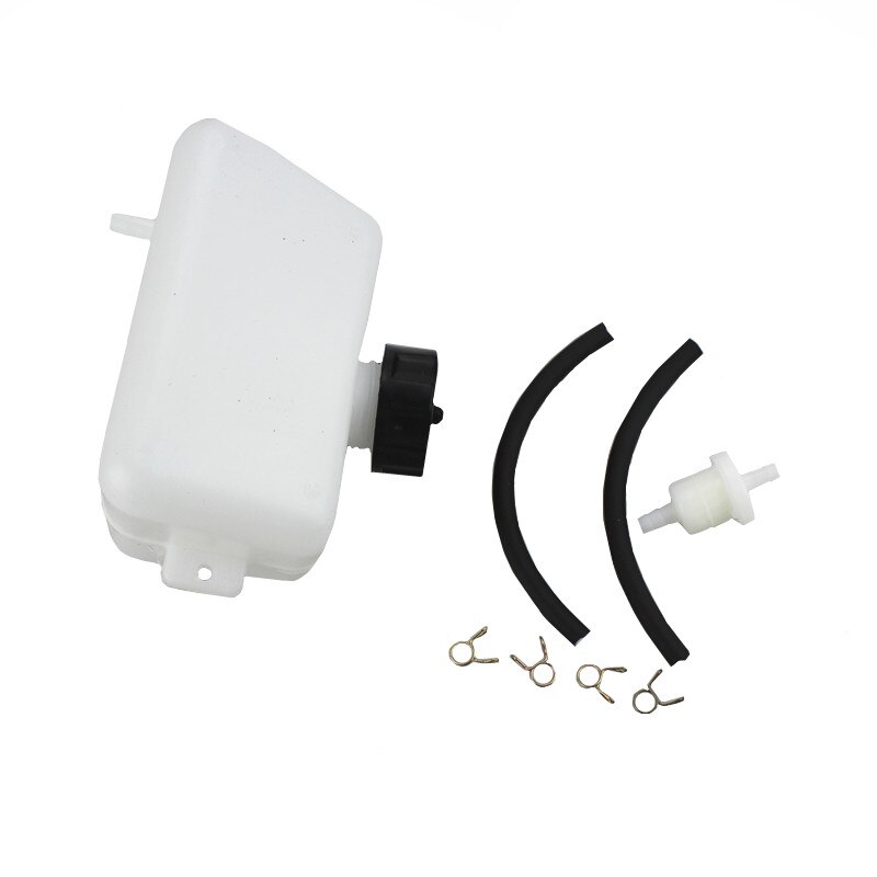 White Motorcycle Radiator Coolant Fluid Overflow Bottle Tank Reservoir Fits For 2 Stroke 49cc Pocket