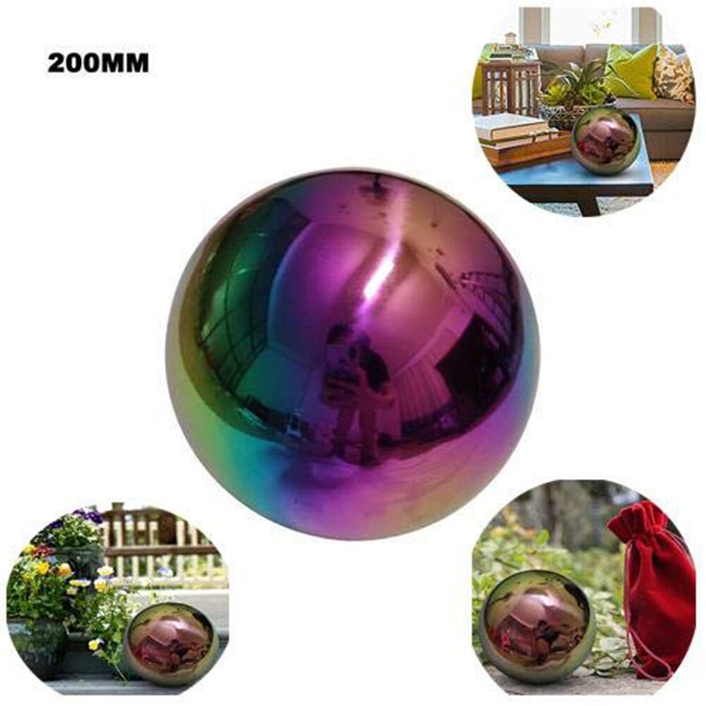 Home Decoration Glitter Disco Mirror Ball Craft Sphere Seamless Stainless Steel Dance Hotel Ornament Party