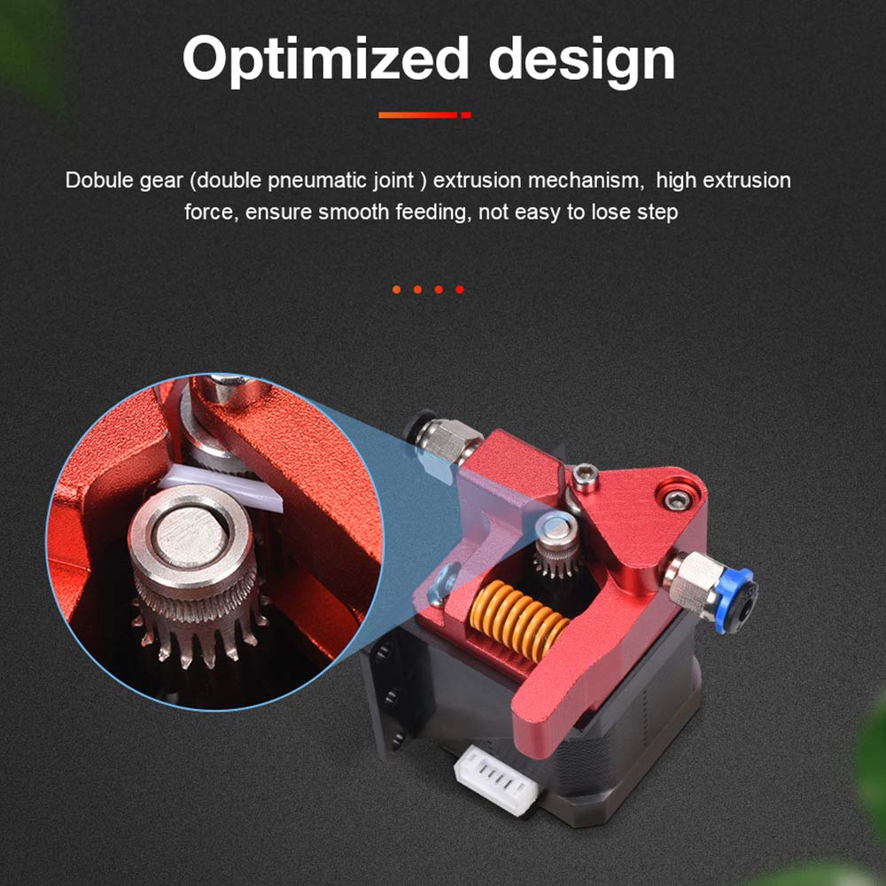 kit di aggiornamento Estrusore a doppia marcia con alimentatore a dovuto rondelle in metallo per stampante 3D Creality Ender 3 V2 pro, Ender 3 Neo CR10