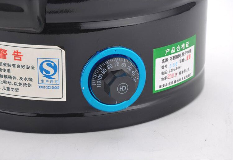 Commercial Electric Kettle Water Heating Bucket Stainless Steel Insulation Boiling Kettle Water Tea Heater Large Capacity SY-28