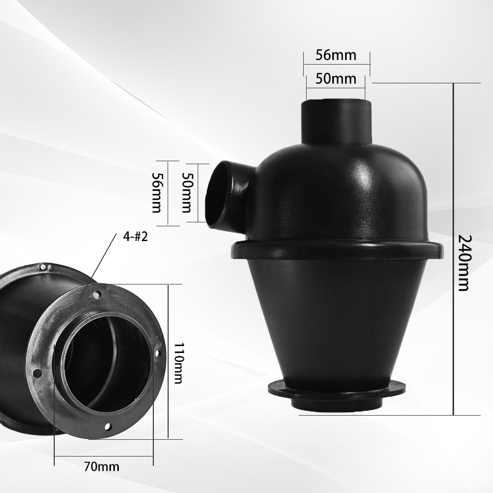 Cycloonfilter (cycloon voor stofzuiger) Afneembare cycloonstofafscheider met filter Cycloonscheider Stofpoederfilter