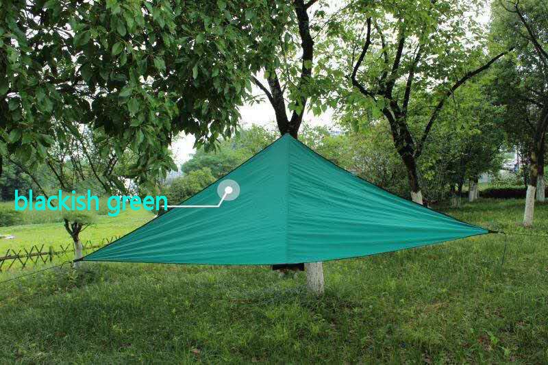 3*3*3m Triangle Awning Sunscreen Tent Waterproof Canopy Garden Terrace Shade Sail Outdoor Camping Rain Fly Beach Sun Shelter: Purple / 6X6X6m