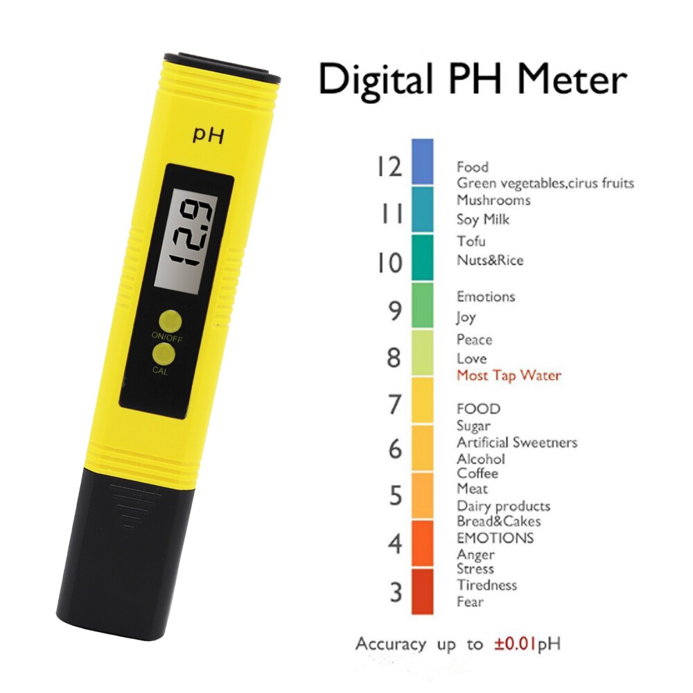 LCD Digital EC TDS PH Meter Tester Temperature Pen Water Tester Hydroponic for Aquarium Pool Swimming PH Measure Device
