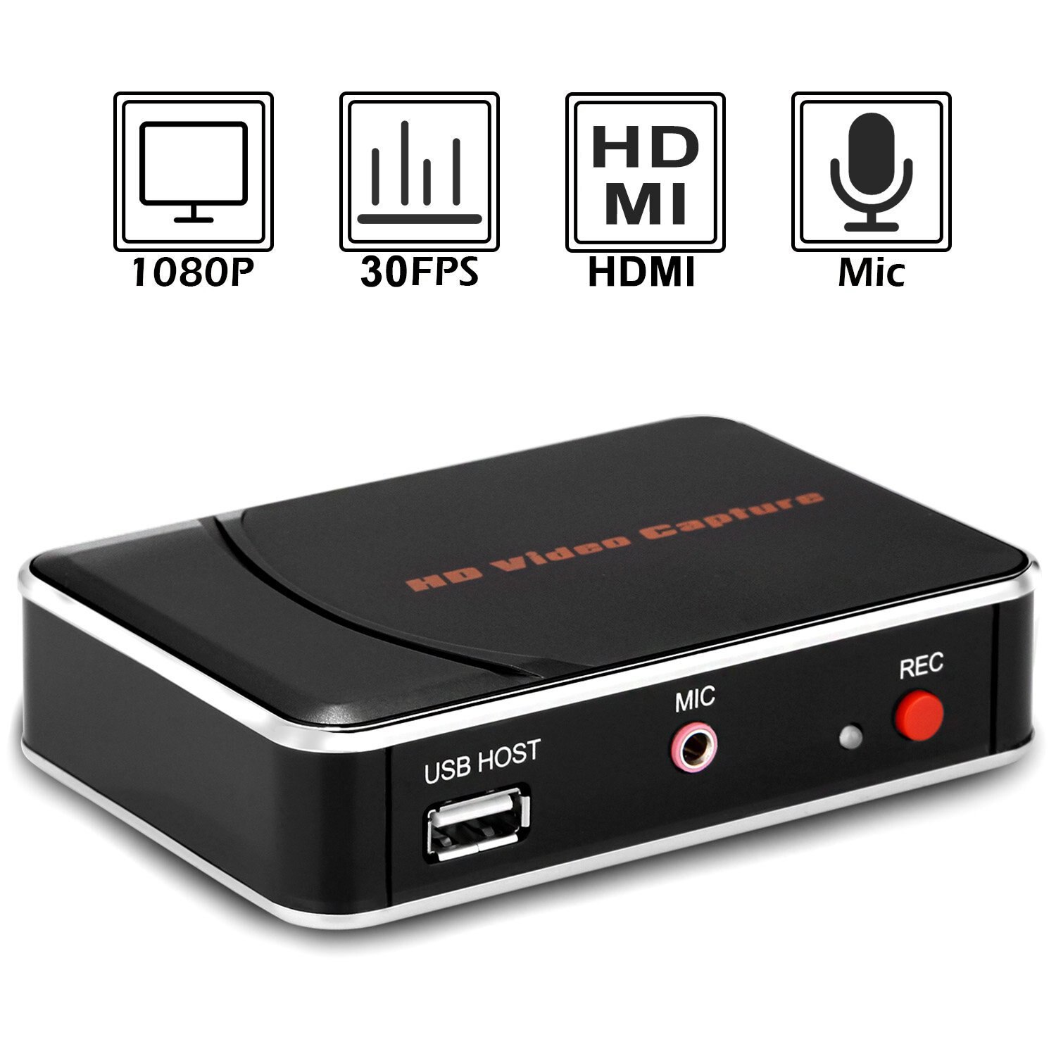 Hd Video Capture Card Hdmi Game Capture Met Microfoon In Voor Blue Ray/Set-Top Box/Computer/Game Box