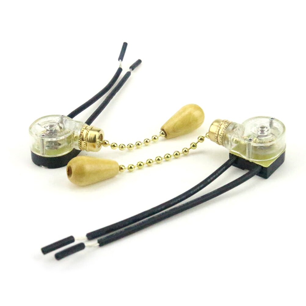 Replacement Pull Cord Chain Switch Control Pull Cord Switch For Light Universal Ceiling Fan Wall Light Bedside Lamps