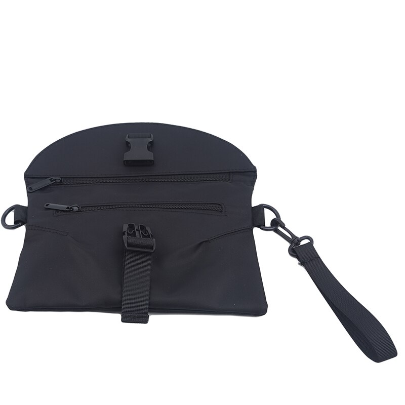 Envelop Messenger Bag Pack Nylon Waterdichte Toevallige Veelzijdige Schoudertas Rits Zak Crossbody Voor Vrouwen: Black