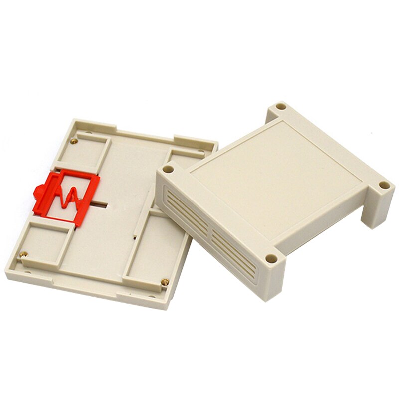 1Piece Enclosures For Electronics Abs Electronics Project Enclosure Din Rail Junction Housing Case Wall Mount Clip