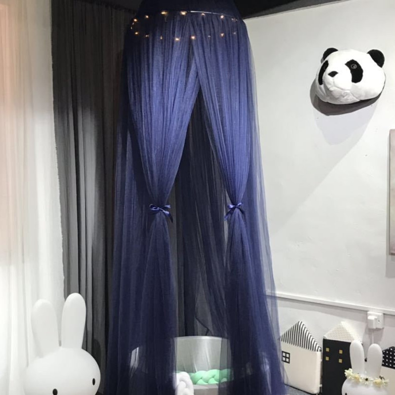 15 kleuren baby klamboe luifel kinderkamer decoratie koepel klamboe hemelbed gordijn voor kind babybed luifel roze blauw