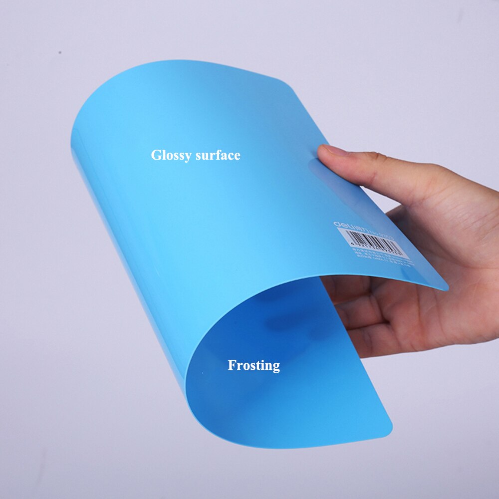 Deli 9531-9534 A5 A5 Writing pad plastic writing board blue red yellow color boards