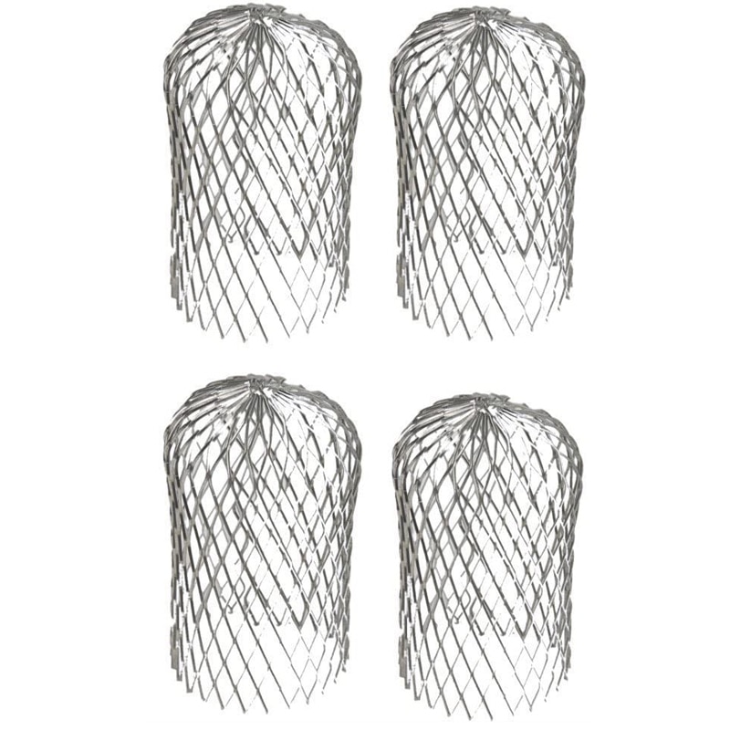 4PCS Leaf Filter Anti-Leaf Filter Garden Eaves Drain Pipe Filter Cap Freely Retractable Filter: Default Title
