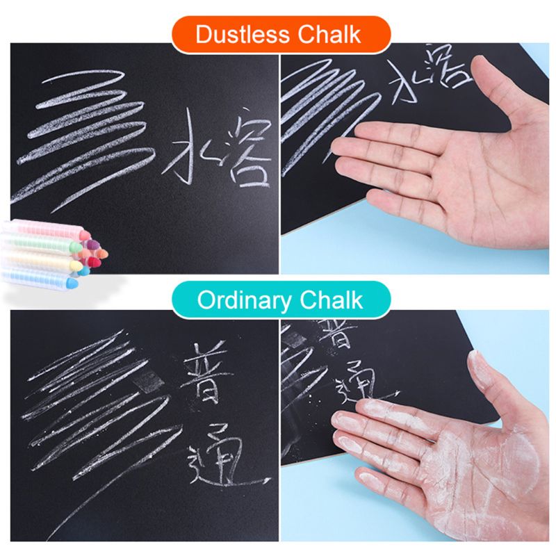 20Pcs Dustless White Drawing Chalk For School Education Chalks Stationary Office