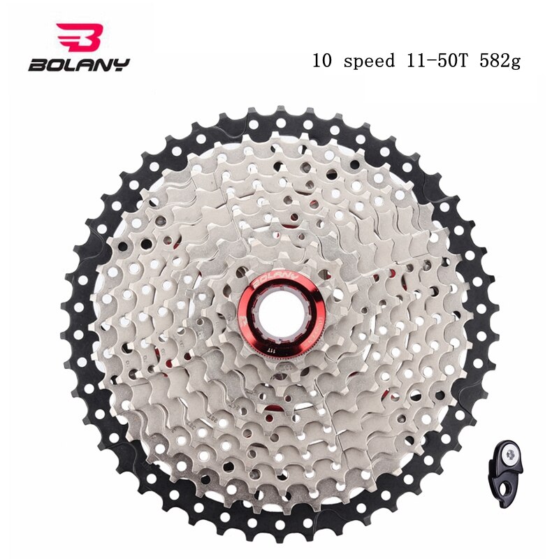 Bolany fietscassette 9 10 11 speed mtb fiets freewheel 11-40t/11-42t / 11-46t / 11-50t / 11-52t voor alivio / deore / slx / xt: 10s 11-50t