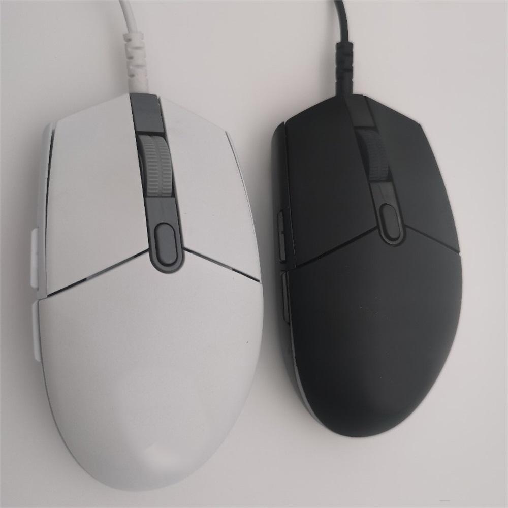 G102 Second-Generation Mouse Wired G102 Mouse Black And White Gaming Gaming Business Office Wired Mouse
