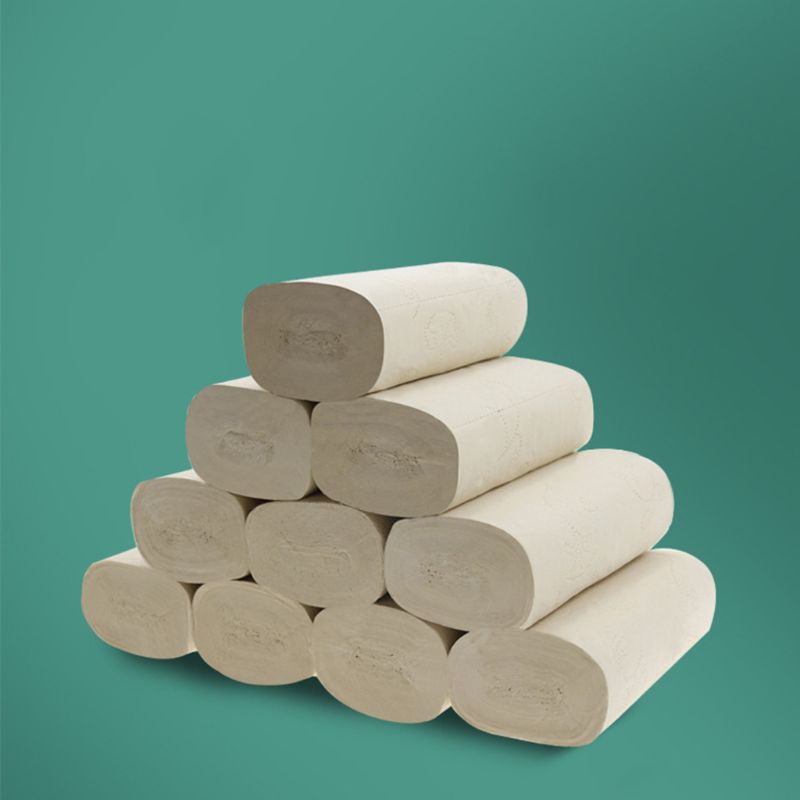 16 Rolls Toilet Paper No Fluorescent Original Bamboo Pulp Paper 4-Ply Sheets AXYC