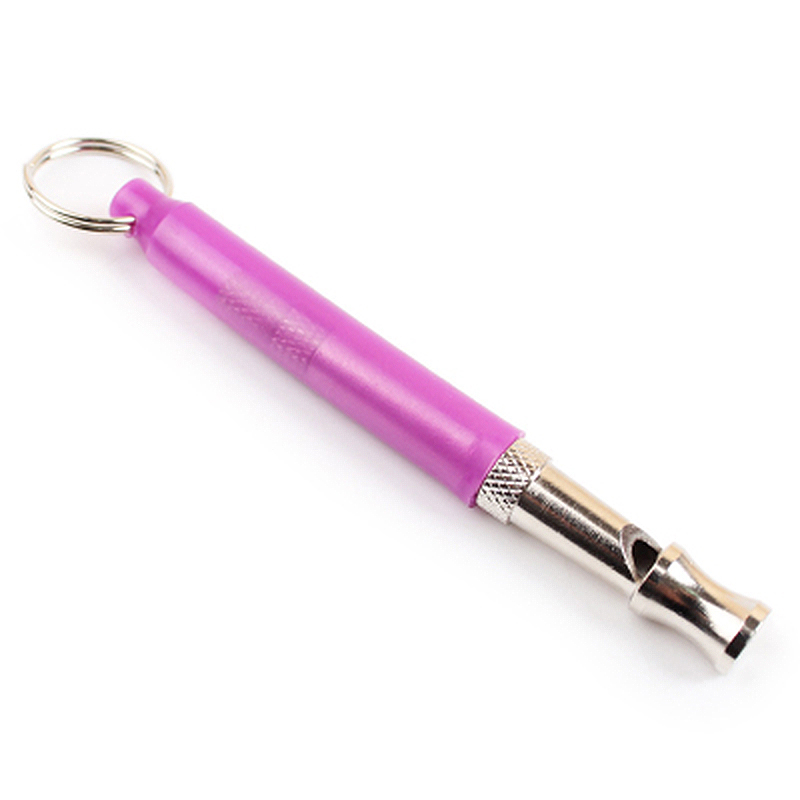 Silbato de adiestramiento para mascotas, silbato de adiestramiento supersónico, adiestramiento ultrasónico para perros y mascotas, suministros para gatos, 1 unidad: Púrpura