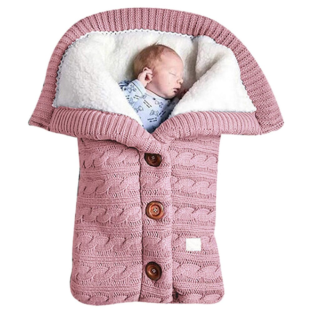 Pasgeboren Baby Deken Winter Warme Slaapzakken Zachte Inbakeren Wandelwagen Wrap Deken Voor Baby Baby Kid Kinderen Couverture Bébé