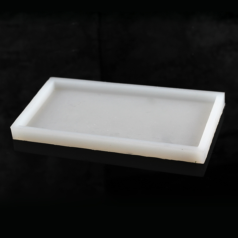 Plaque de béton Silicone moule Rectangle fait main plateau de ciment moule