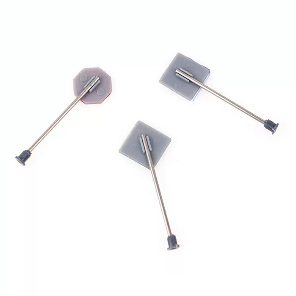 14PCS/Set 1/87 HO Scale Model Traffic Signs Building Sand Table Model Accessories Railroad Diorama Landscape Road Signs